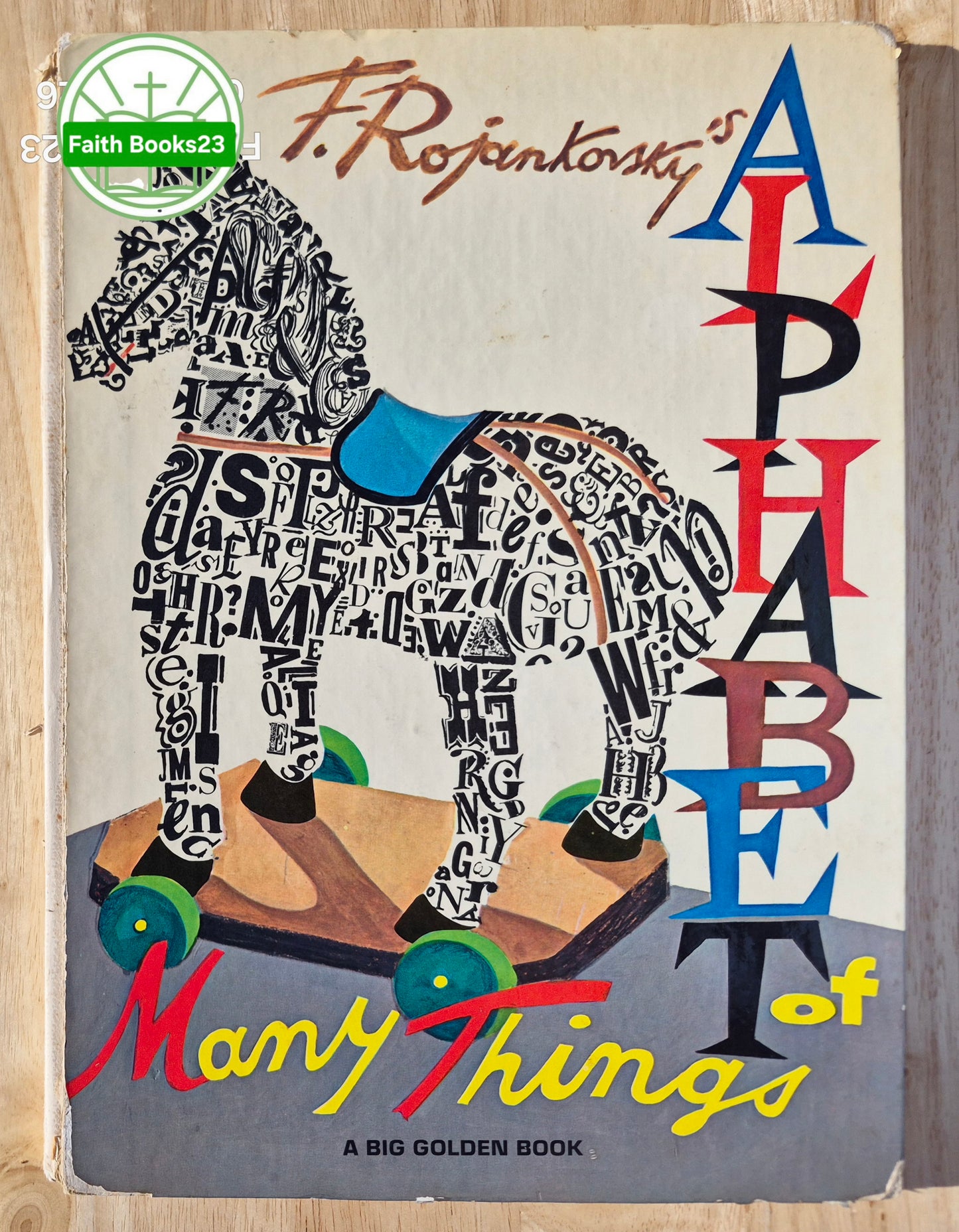 F. Rojankovsky's An Alphabet of Many Things von Feodor Rojankovsky (Gut, 1971, HC, Western Publishing Co.)