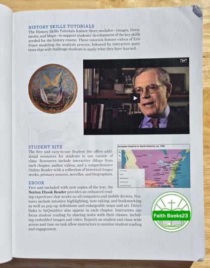 Give Me Liberty! An American History Brief Fifth Edition Volume 1 by Eric Foner (Good, 2017, Pbk, 605 pages, WW Norton)