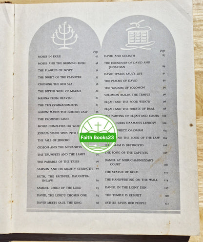 The Golden Bible nach der King James Version des Alten Testaments herausgegeben von Elsa Jane Werner (Good, 1946, gebunden, 124 Seiten, Simon & Schuster)