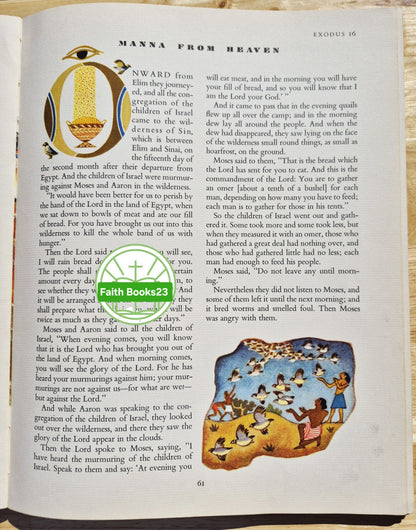 The Golden Bible nach der King James Version des Alten Testaments herausgegeben von Elsa Jane Werner (Good, 1946, gebunden, 124 Seiten, Simon & Schuster)