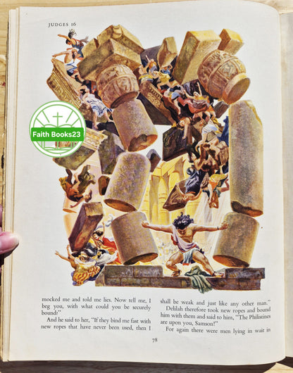 The Golden Bible nach der King James Version des Alten Testaments herausgegeben von Elsa Jane Werner (Good, 1946, gebunden, 124 Seiten, Simon & Schuster)