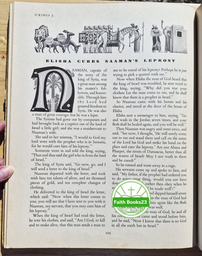 The Golden Bible nach der King James Version des Alten Testaments herausgegeben von Elsa Jane Werner (Good, 1946, gebunden, 124 Seiten, Simon & Schuster)