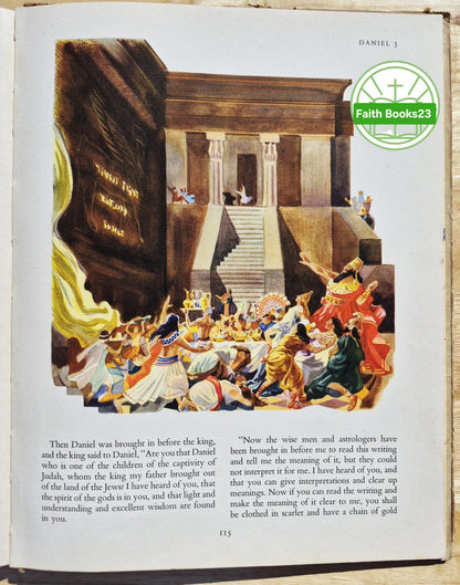 The Golden Bible nach der King James Version des Alten Testaments herausgegeben von Elsa Jane Werner (Good, 1946, gebunden, 124 Seiten, Simon & Schuster)