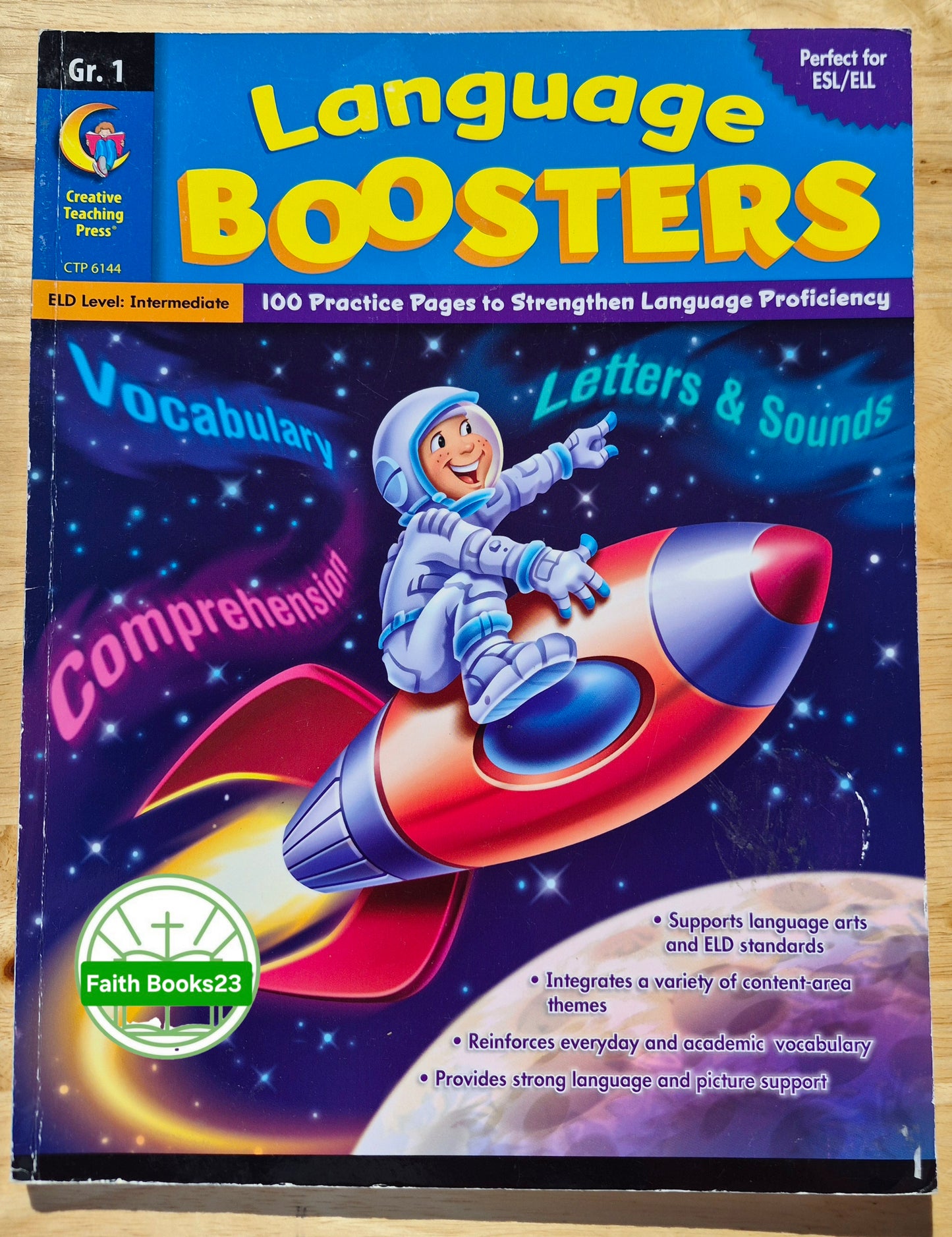 Language Boosters Grade 1: 100 Practice Pages for Strengthening Language Proficiency by Roseanne Thong EdD (New, Pbk, 2009, Workbook, 128 pages, Creative Teaching Press)
