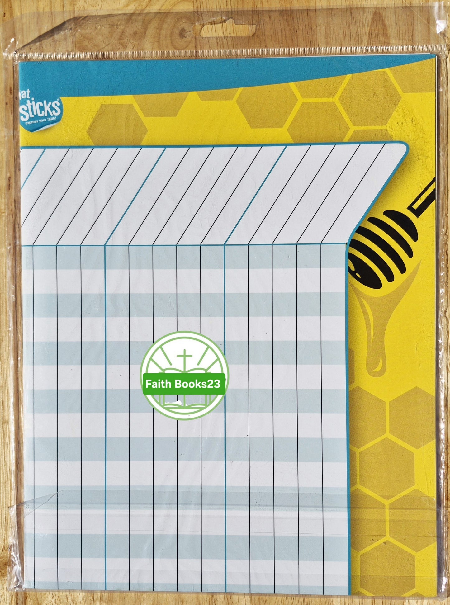 Sweeter Than Honey Achievement Wall Chart (Faith That Sticks, New, 2015, Tyndale)