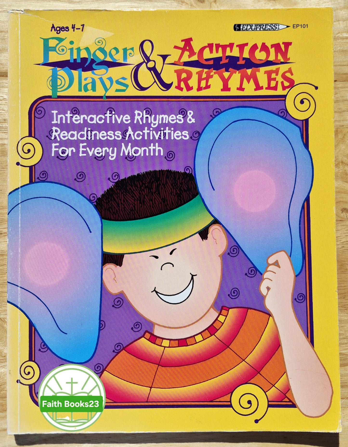 Fingerspiele & Aktionsreime für Kinder von 4-7 Jahren von Linda Milliken (Edupress, Sehr gut, 1996, Pbk, 144 Seiten)