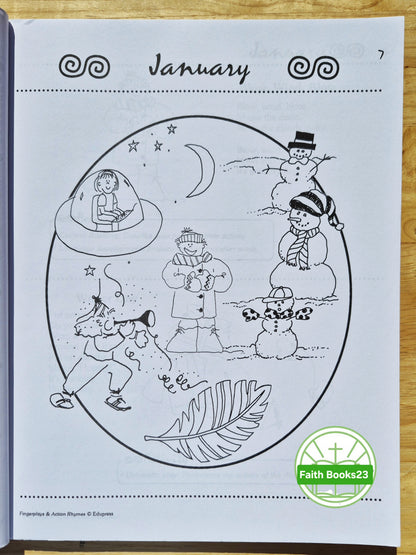 Fingerspiele & Aktionsreime für Kinder von 4-7 Jahren von Linda Milliken (Edupress, Sehr gut, 1996, Pbk, 144 Seiten)