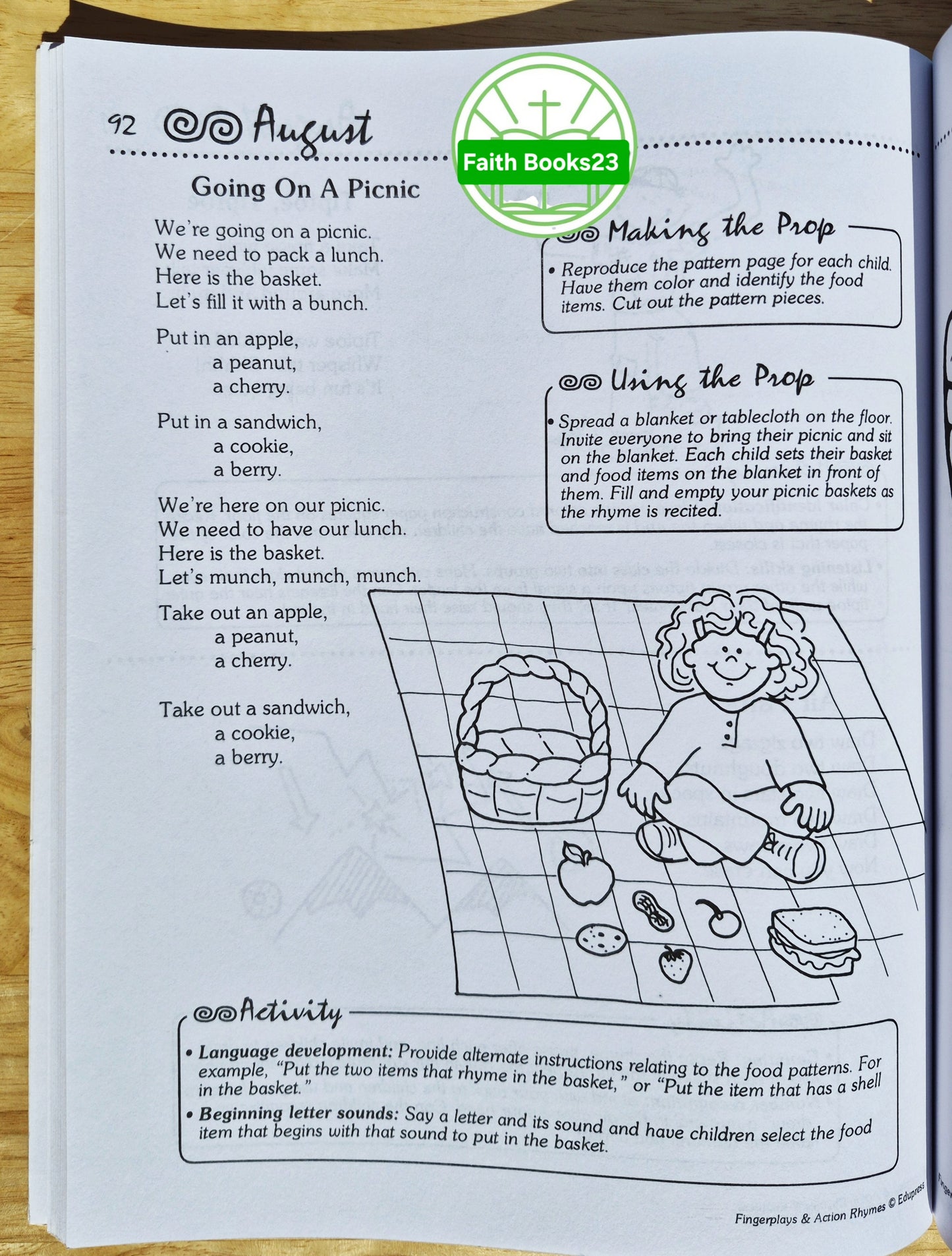Fingerspiele & Aktionsreime für Kinder von 4-7 Jahren von Linda Milliken (Edupress, Sehr gut, 1996, Pbk, 144 Seiten)