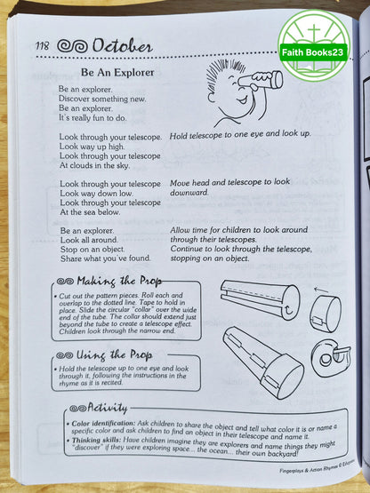Fingerspiele & Aktionsreime für Kinder von 4-7 Jahren von Linda Milliken (Edupress, Sehr gut, 1996, Pbk, 144 Seiten)