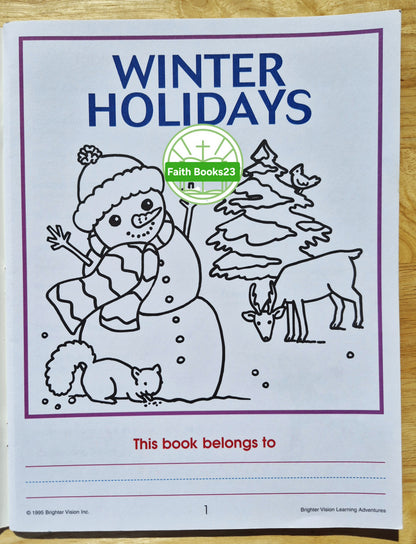 Winter Holidays von Catherine Hernandez (Sehr gut, 1995, Pbk, 24 Seiten, Brighter Vision)