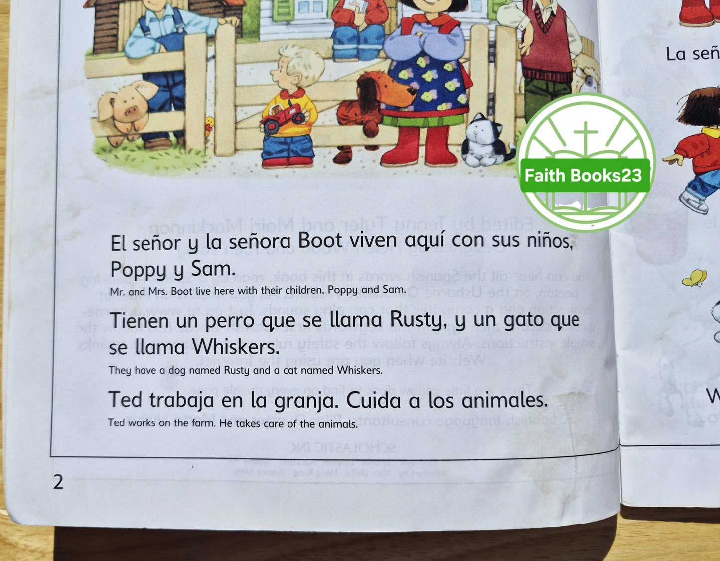 Usborne Farmyard Tales: First Spanish Word Book von Heather Amery; Stephen Cartwright (Sehr gut, 2007, Taschenbuch, 48 Seiten, Scholastic)