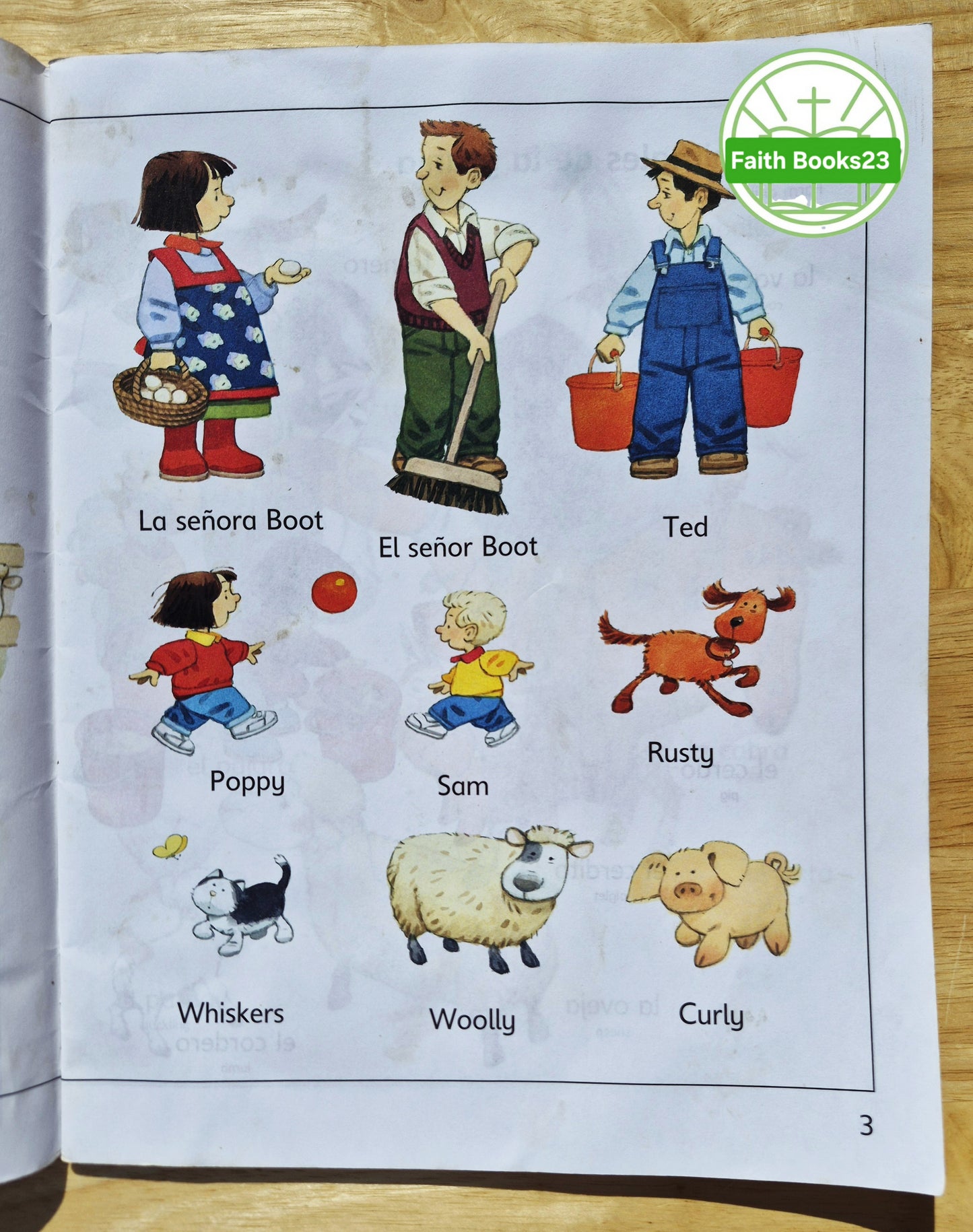 Usborne Farmyard Tales: First Spanish Word Book von Heather Amery; Stephen Cartwright (Sehr gut, 2007, Taschenbuch, 48 Seiten, Scholastic)