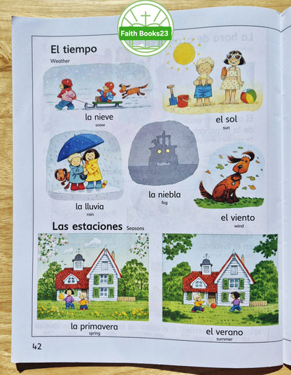 Usborne Farmyard Tales: First Spanish Word Book von Heather Amery; Stephen Cartwright (Sehr gut, 2007, Taschenbuch, 48 Seiten, Scholastic)