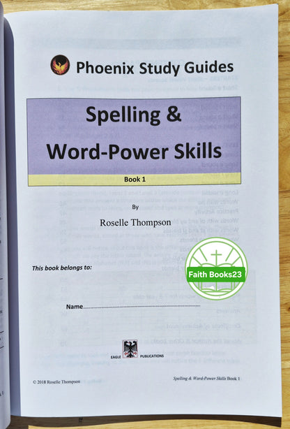Spelling & Word Power Skills Bd. 1 von Roselle Thompson (Neu, 2018, broschiert, 76 Seiten, Eagle Pub.)