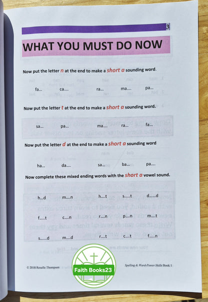 Spelling & Word Power Skills Bd. 1 von Roselle Thompson (Neu, 2018, broschiert, 76 Seiten, Eagle Pub.)
