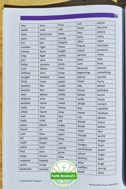 Spelling & Word Power Skills Bd. 1 von Roselle Thompson (Neu, 2018, broschiert, 76 Seiten, Eagle Pub.)