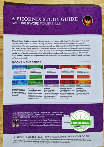 Spelling & Word Power Skills Bd. 1 von Roselle Thompson (Neu, 2018, broschiert, 76 Seiten, Eagle Pub.)