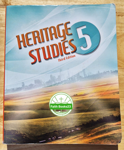 Heritage Studies 5 Schülerlehrbuch 3. Auflage von BJU Press (Gut, 2010, Pbk, 346 Seiten)
