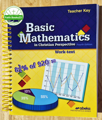 Abeka Basic Mathematics Work-Text Teacher Key 4th Edition (Neu, 2009, Spiralbindung, 416 Seiten)