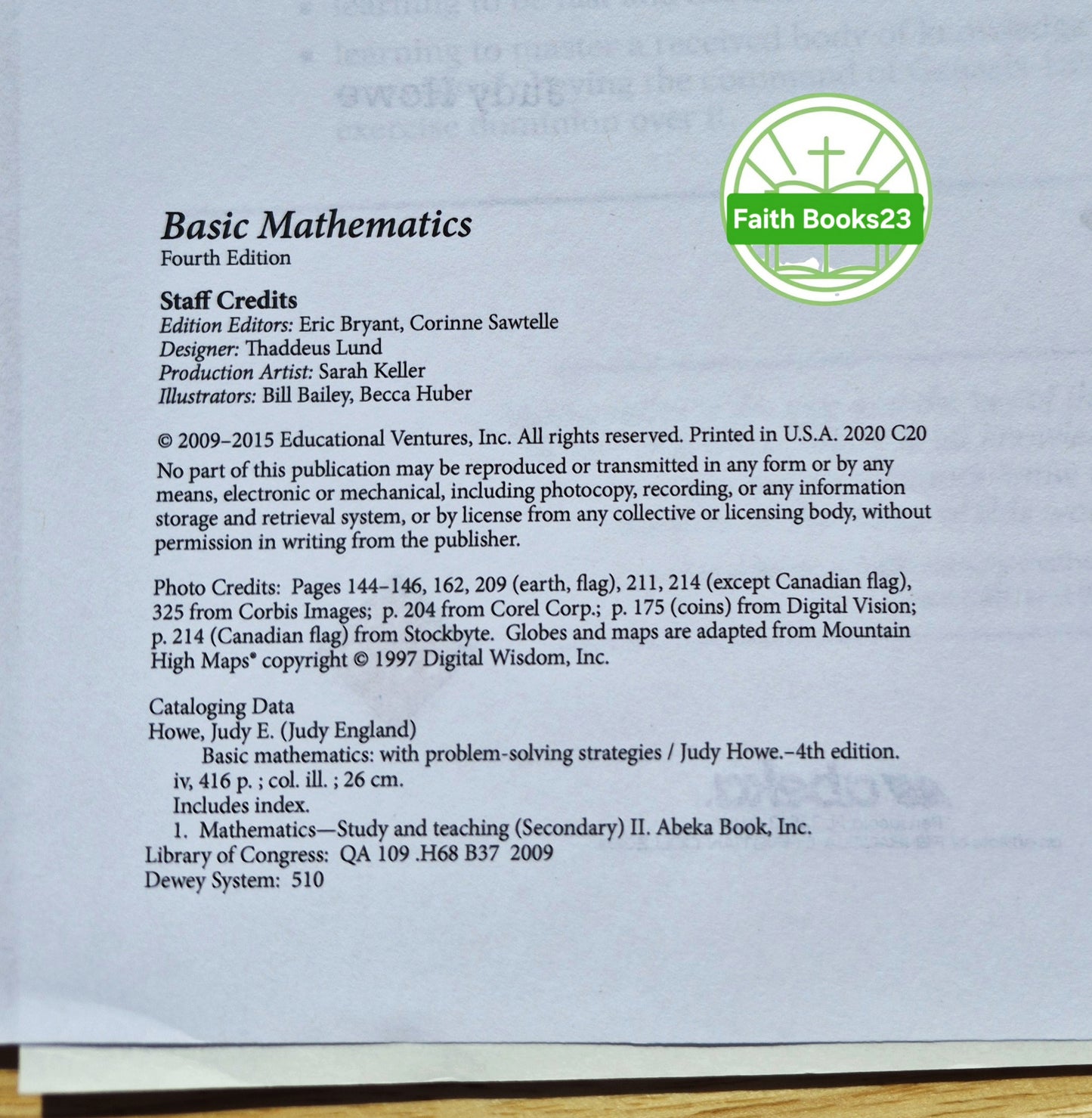 Abeka Basic Mathematics Work-Text Teacher Key 4th Edition (Neu, 2009, Spiralbindung, 416 Seiten)