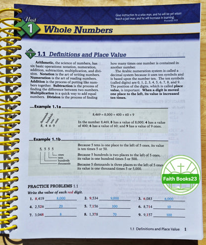 Abeka Basic Mathematics Work-Text Teacher Key 4th Edition (Neu, 2009, Spiralbindung, 416 Seiten)