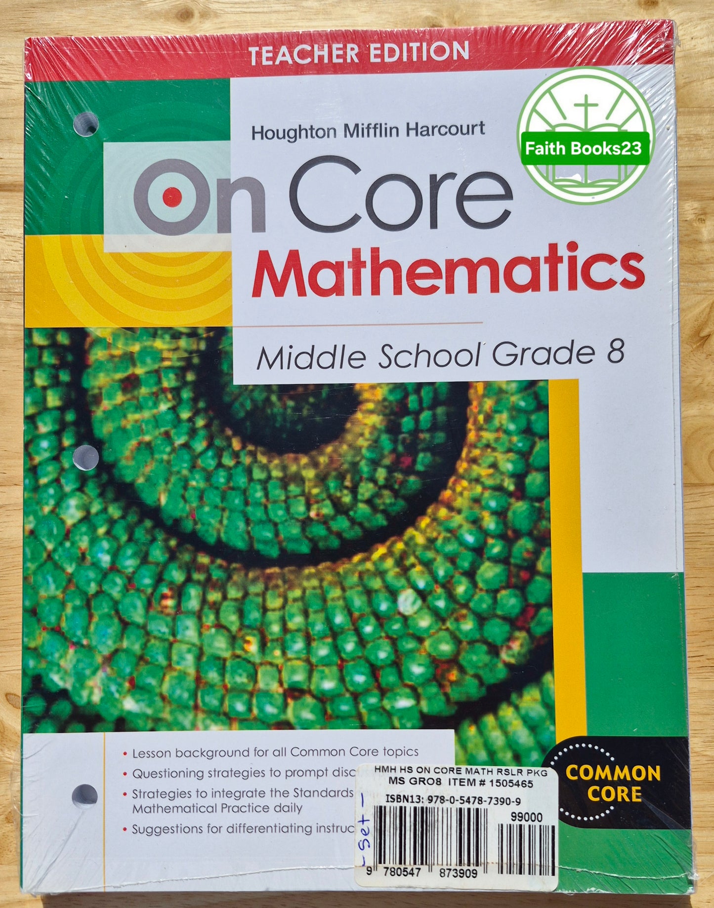 On Core Mathematics Grade 8 Teacher Edition & Student Workbook by Houghton Mifflin Harcourt (Neu, 2012, broschiert)