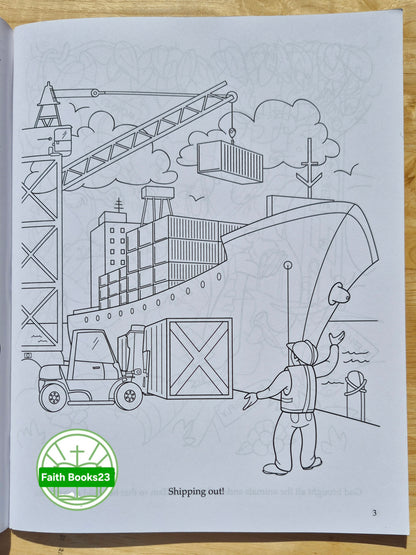 Who Is My Neighbor? Coloring Book by David Webb (New, 2012, Pbk, 64 pages, Apologia Press)