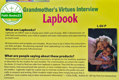 Grandmother's Virtues Interview Lapbook von Cyndi Kinney (Neu, 2012, Pbk, 52 Seiten, Knowledge Box Central)