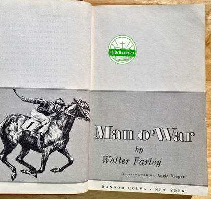 Man O'War by Walter Farley (Gut, 1962, HC, 327 Seiten, Random House)