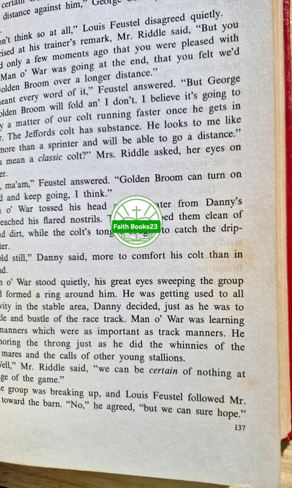 Man O'War by Walter Farley (Gut, 1962, HC, 327 Seiten, Random House)