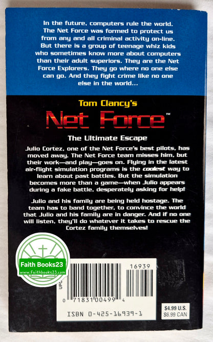 Tom Clancy's Net Force: Der ultimative Fluchtweg von Tom Clancy; Steve Pieczenik (Sehr gut, 1999, Pbk, 181 S., Berkley Jam)