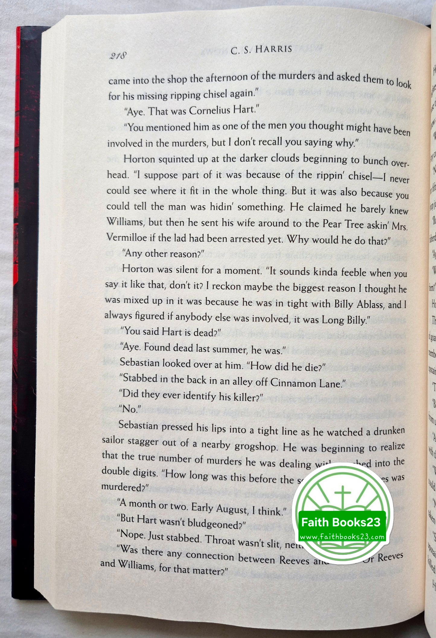 What the Devil Knows von C. S. Harris (Sebastian St. Cyr #16, Sehr gut, 2021, HC, 321 S., Berkley)