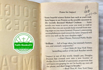 Impact von Douglas Preston (Wyman Ford #3, Sehr gut, 2011, Pbk, 416 Seiten, Tom Doherty Associates)