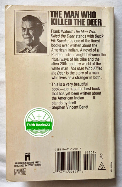 The Man Who Killed the Deer von Frank Waters (Sehr gut, 1971, Taschenbuch, 218 Seiten, Pocket Books)