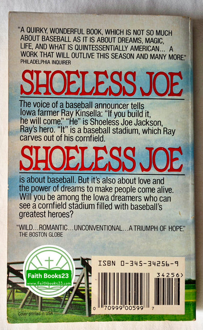 Shoeless Joe von W. P. Kinsella (Sehr gut, 1991, Taschenbuch, 225 Seiten, Ballantine Books)