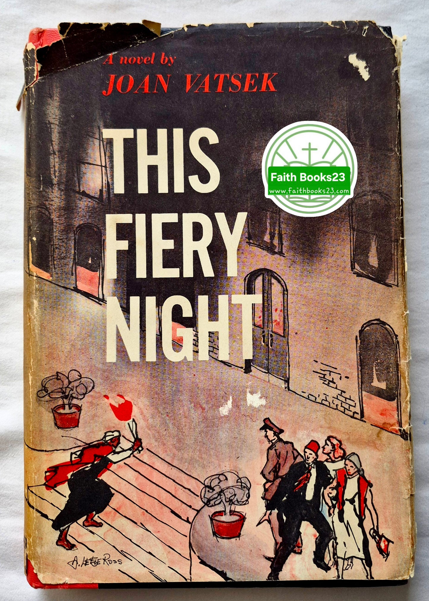 This Fiery Night von Joan Vatsek (Sehr gut, 1959, gebunden, 314 Seiten, Harper & Brothers)
