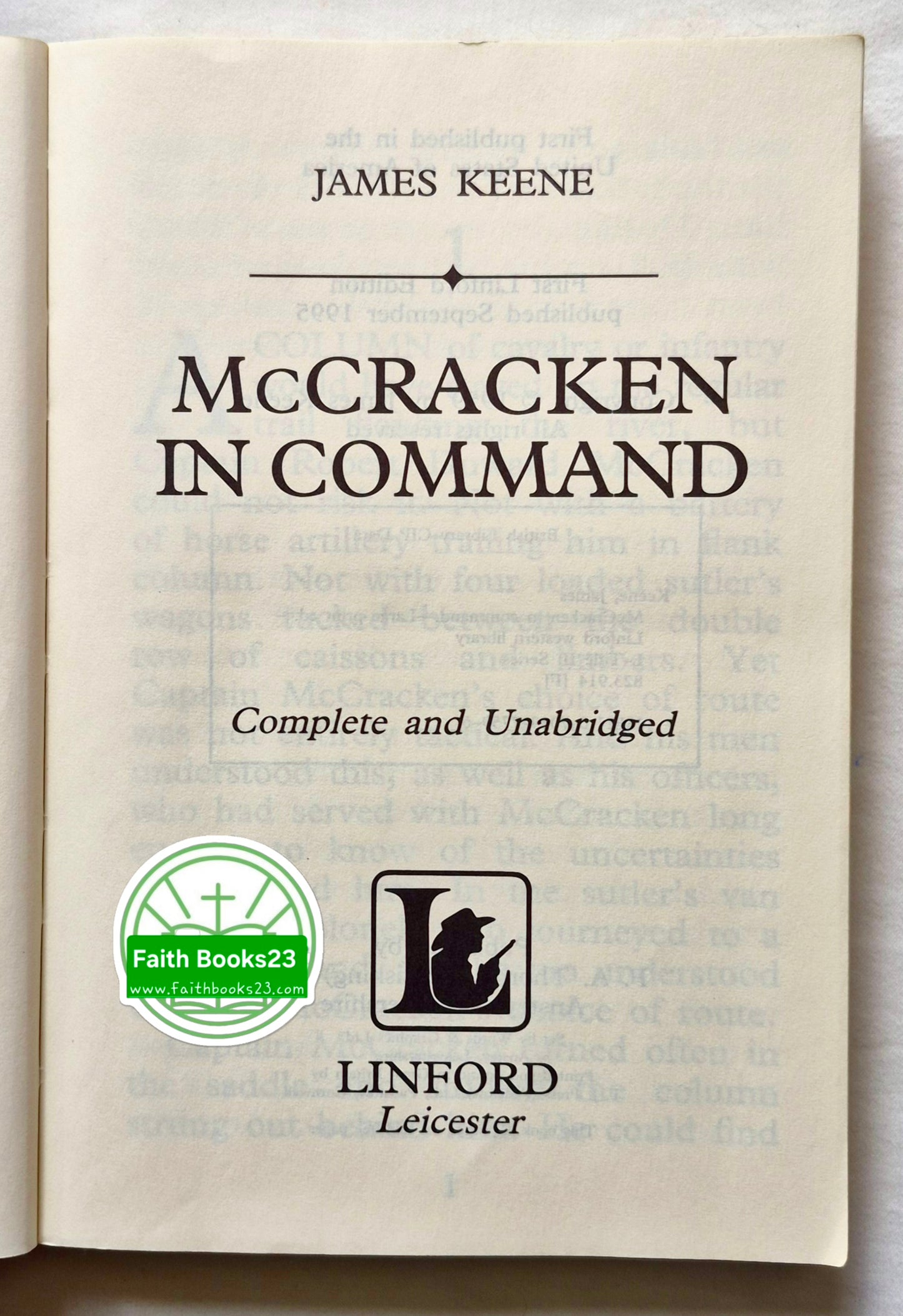 McCracken in Command von James Keene (Gut, 1995, TB, 380 S., Linford Großdruck)