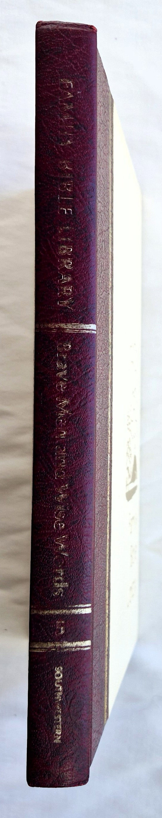 Family Bible Library Bd. 5: Brave Men and Wise Words Herausgeber V. Gilbert Beers (Sehr gut, 1971, gebunden, 192 S. The Southwestern Co.)
