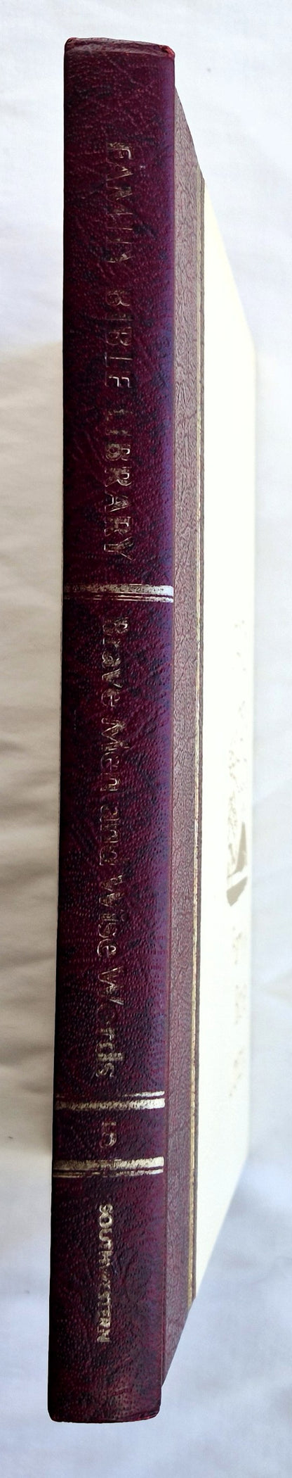 Family Bible Library Bd. 5: Brave Men and Wise Words Herausgeber V. Gilbert Beers (Sehr gut, 1971, gebunden, 192 S. The Southwestern Co.)