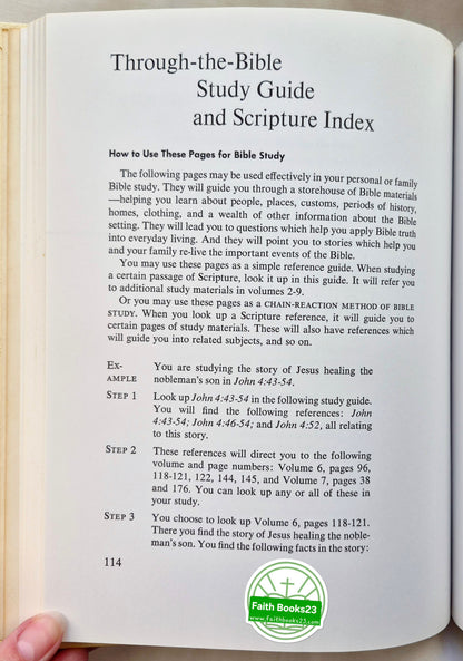 Family Bible Library Vol. 10: Parent's Guidebook editor V. Gilbert Beers (Very good, 1971, HC, 192 pgs. The Southwestern Co.)