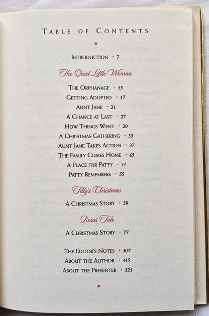 The Quiet Little Woman: Eine Weihnachtsgeschichte von Louisa May Alcott (Sehr gut, 1999, geb., 122 S., Honor Books)