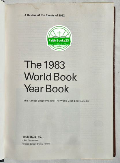 Das World Book Jahrbuch 1983 (Sehr gut, 1978, gebunden, 608 Seiten, World Book-Childcraft)