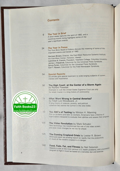 Das World Book Jahrbuch 1983 (Sehr gut, 1978, gebunden, 608 Seiten, World Book-Childcraft)