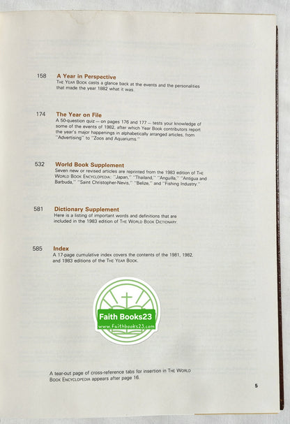 Das World Book Jahrbuch 1983 (Sehr gut, 1978, gebunden, 608 Seiten, World Book-Childcraft)
