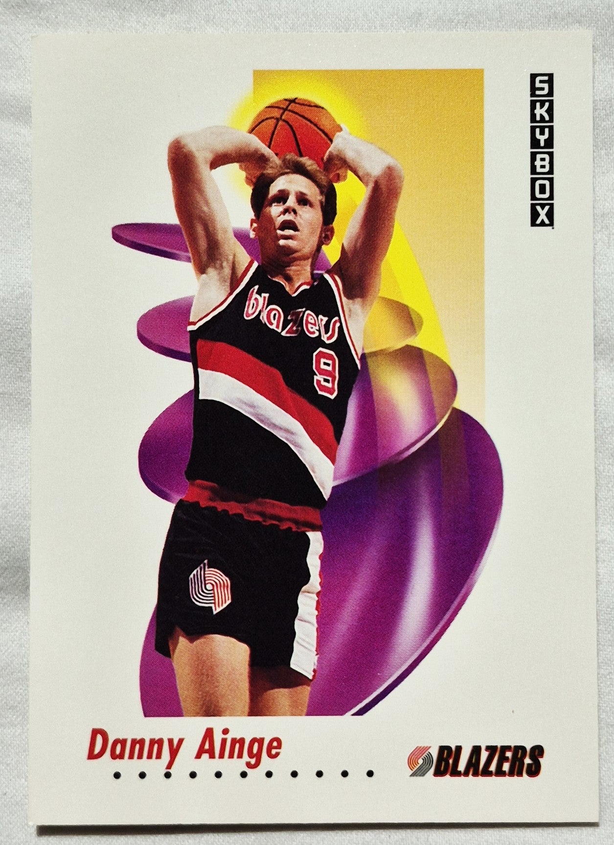 1991-92 Skybox Danny Ainge Portland Trail Blazers #233 Basketballkarte (Sehr gut)