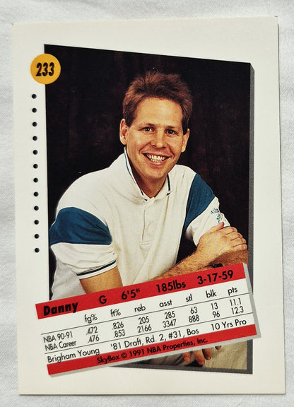 1991-92 Skybox Danny Ainge Portland Trail Blazers #233 Basketballkarte (Sehr gut)