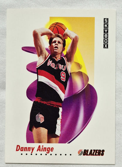 1991-92 Skybox Danny Ainge Portland Trail Blazers #233 Basketballkarte (Sehr gut)