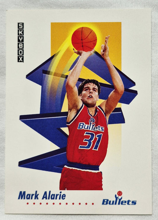 1991-92 Skybox Mark Alarie Washington Bullets #287 Basketball Card (Very good)