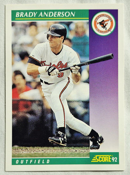 Bewertung: '92 Brady Anderson Baltimore Orioles Outfield #365 Baseballkarte (Exzellent)