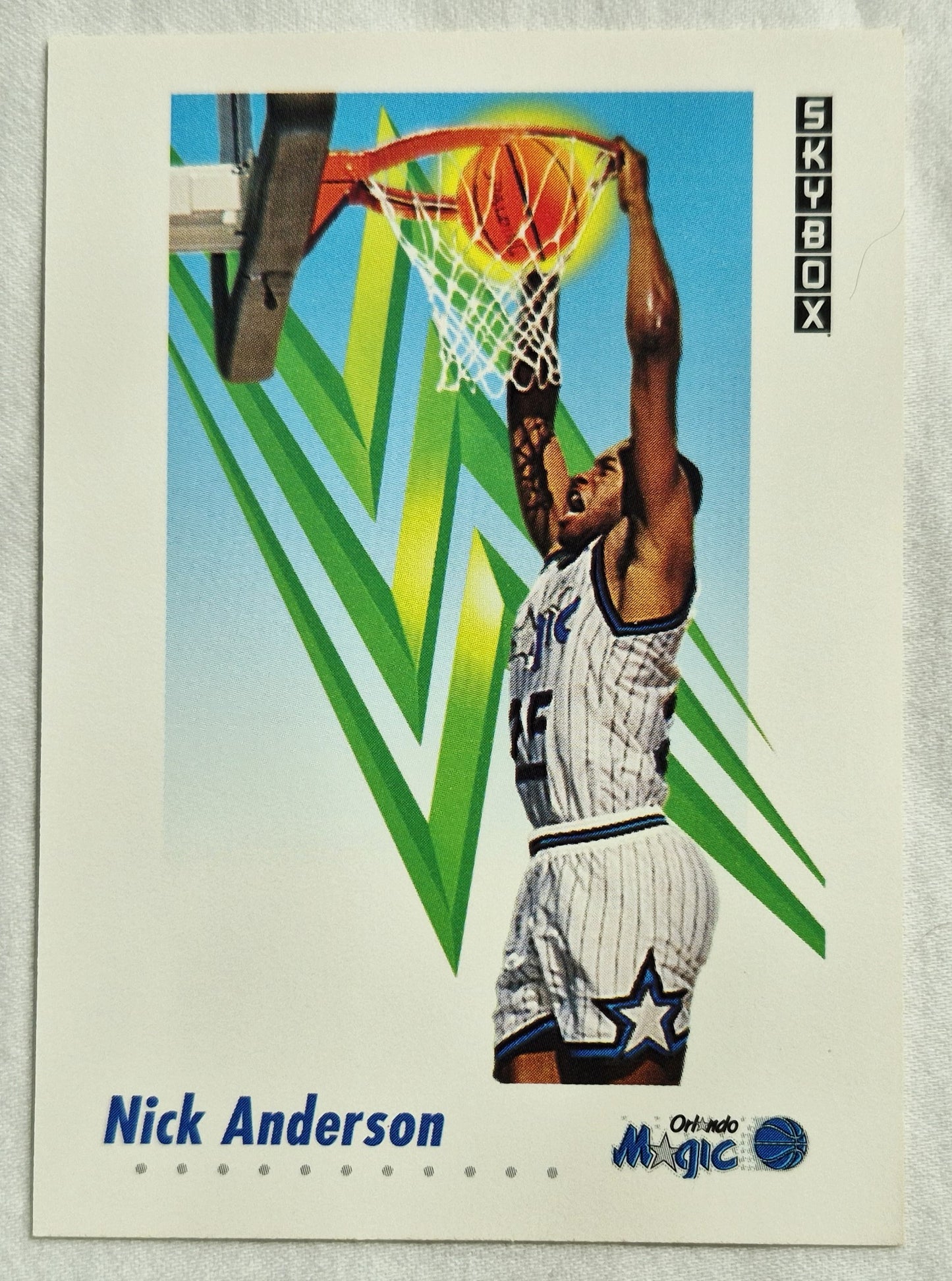 Anderson Nick Orlando Magic 1991-92 Skybox #200 Basketball-Karte (Exzellent)